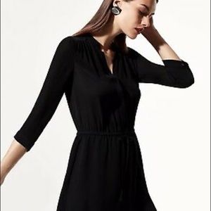 Aritzia babaton Bennet black silk dress in excellent condition